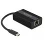 DeLOCK 65990 adaptér USB Type-C na 2,5 Gigabit LAN, čierny