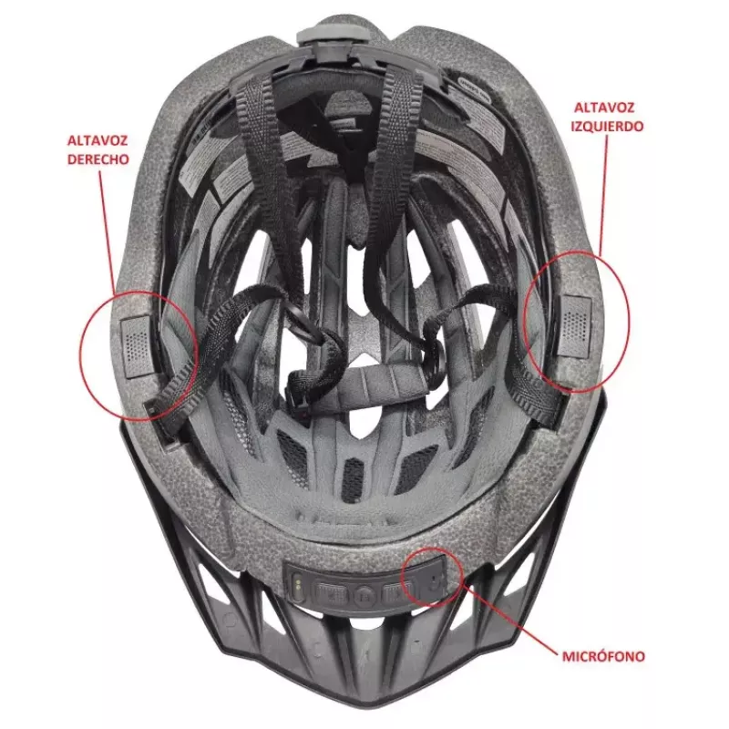 Livall MT1 Neo MTB Bluetooth cyklistická prilba, 58-62 cm, LED/SOS/Intercom, červená (MT1NEO-L-RED)