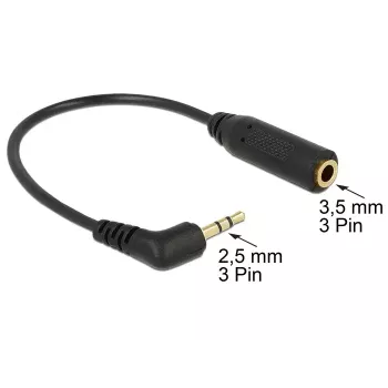 Audio kábel DeLOCK 0,175 m 2,5 mm/3,5 mm