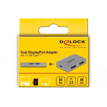 Dual DisplayPort adaptér DeLOCK 64001 pre MacBook