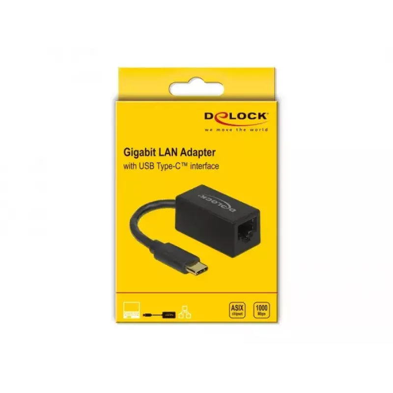 Adaptér SuperSpeed USB DeLOCK 66043 Gigabit LAN