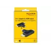 DeLOCK 64059 adaptér monitora 3v1, vstup HDMI / DisplayPort / mini DisplayPort na výstup HDMI, 4K 60 Hz, čierny