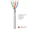 Techly ITP-C5F-305-RIS sieťový kábel sivý 305 m Cat5e F/UTP (FTP)