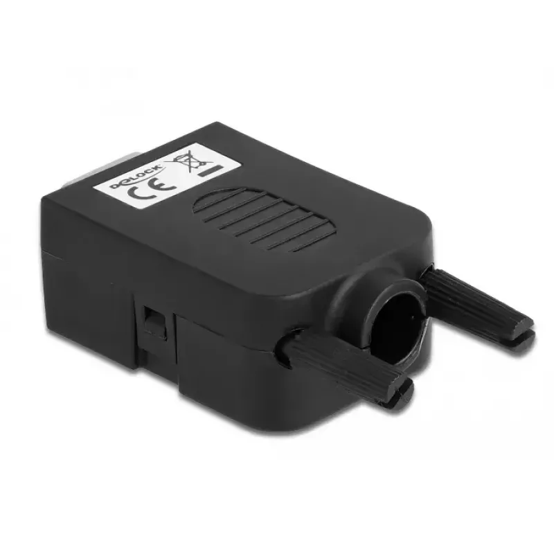 Káblový konektor DeLOCK 66258 VGA 15-pin 10 pin svorkovnica čierny