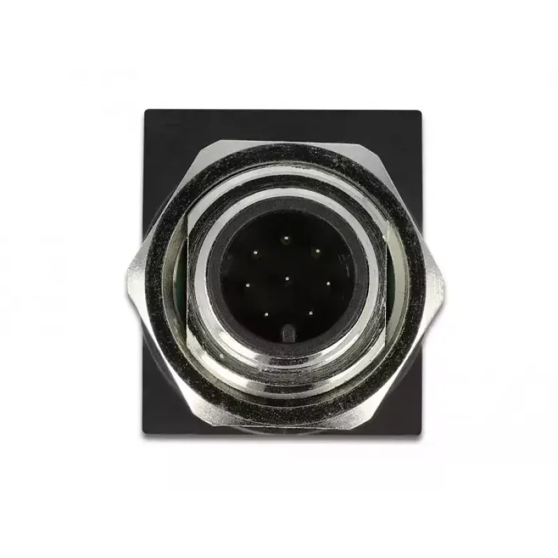 Káblový adaptér DeLOCK 66315 M12 RJ45 čierny