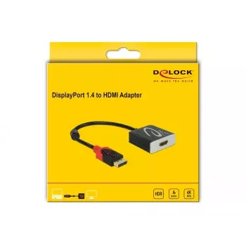 Aktívny adaptér DisplayPort 1.4 na HDMI DeLOCK 65207