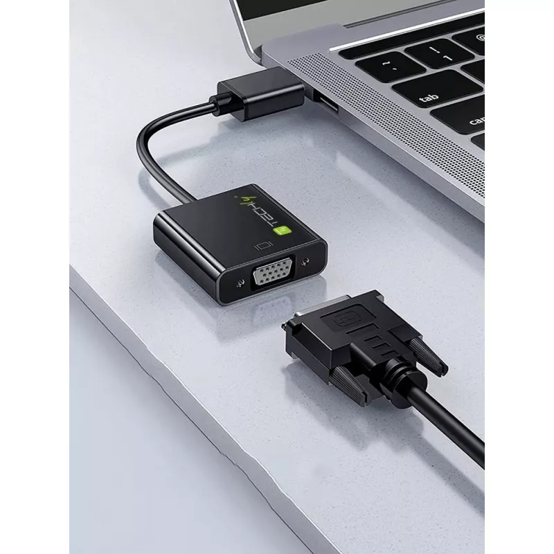 Techly IDATA HDMI-VGA4 adaptér z Mini HDMI (typ C) na VGA, samec/samica