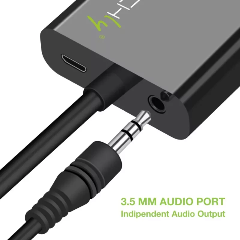 Techly IDATA HDMI-VGA4 adaptér z Mini HDMI (typ C) na VGA, samec/samica