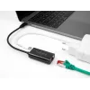 DeLOCK 61026 káblový gender changer USB-C na RJ45 čierny