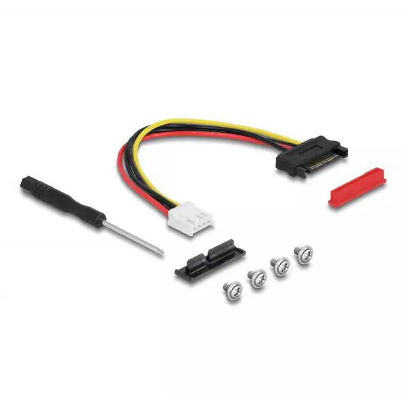 DeLOCK adaptér M.2 Key A+E na PCIe x1 NVMe zahnutý 20 cm kábel