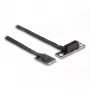 DeLOCK adaptér M.2 Key A+E na PCIe x1 NVMe zahnutý 20 cm kábel