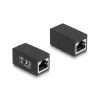 DeLOCK adaptér RJ45 konektor samica na RJ45 konektor samica Cat.6 čierny