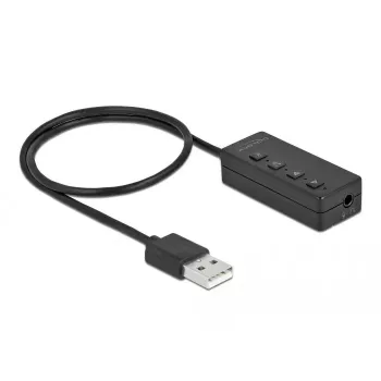 USB náhlavná súprava a adaptér mikrofónu DeLOCK 66731