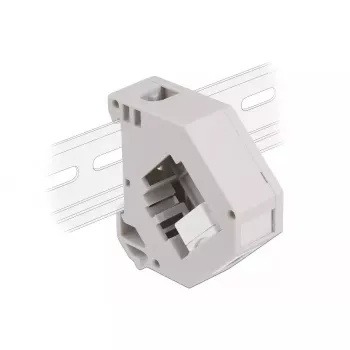 Keystone modul DELOCK 87163 — USB A na USB A, sivý/biely, 60,1×59,4×21,6 mm