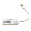 Techly konvertor USB2.0 na Fast Ethernet 10/100 Mbit/s, káblový, USB, Ethernet, 100 Mbit/s, biely