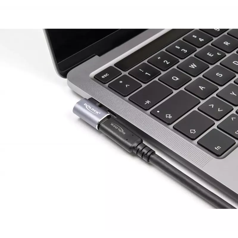 USB adaptér DeLOCK 60287 40 Gbit/s USB Type-C PD 3.1 240 W zahnutý