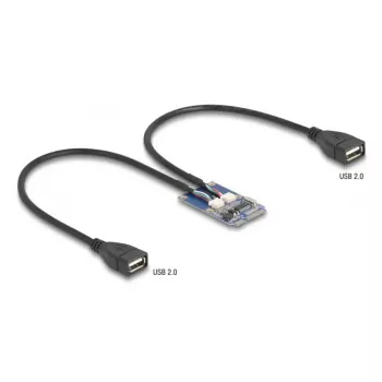 DeLOCK 64346 Interný USB 2.0 adaptér Mini PCI Express konektor samec
