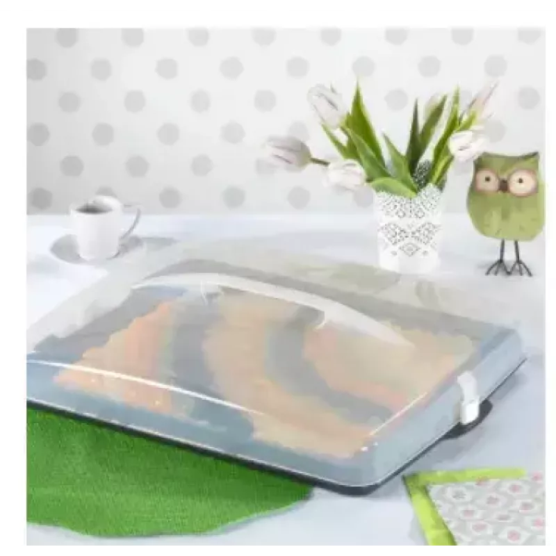 Hama 00111497 Servírovací podnos obdĺžnikový čierny, transparentný