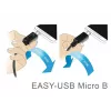 USB kábel DeLOCK 83848 USB 2.0 1 m USB A Micro-USB B čierny