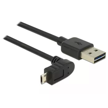 USB kábel DeLOCK 83848 USB 2.0 1 m USB A Micro-USB B čierny