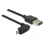 USB kábel DeLOCK 83848 USB 2.0 1 m USB A Micro-USB B čierny