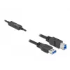 USB kábel DeLOCK 85379 USB 3.2 Gen 1 5 m USB A USB B čierny