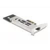 DeLOCK Mobile Rack PCI Express karta pre 1 x M.2 NVMe SSD Low Profile