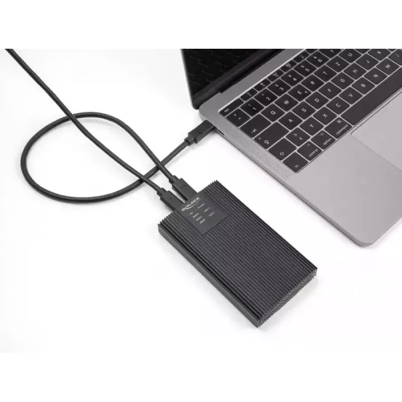SSD puzdro DeLOCK 42022 Externé puzdro USB 20 Gbps pre 2 x M.2 NVMe PCIe SSD