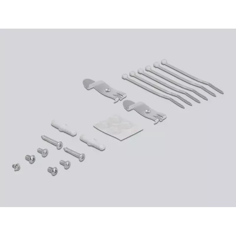 Patch panel DeLOCK Keystone 6 port čierny