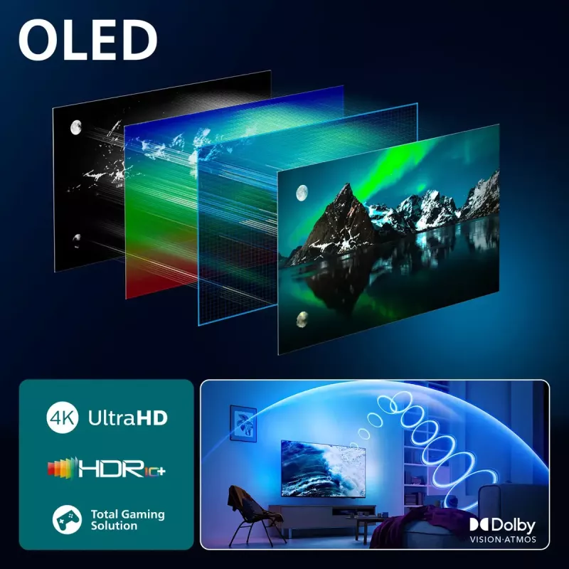 Televízor Philips 77OLED760/12 77 inch 4K Ultra HD OLED 3840 x 2160