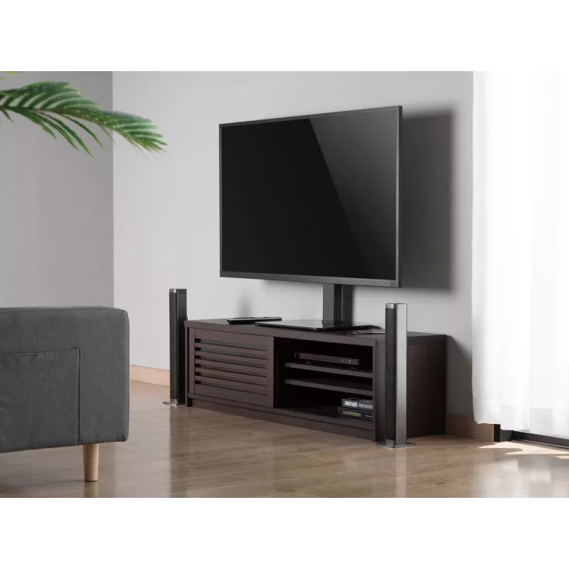 Equip 37 inch - 70 inch univerzálny TV stojan, čierny, nosnosť 40 kg, 94-177,8 cm