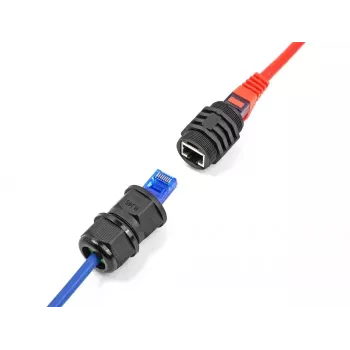 DeLOCK RJ45 Cat.6A vstavaný modul IP67 prachotesný a vodotesný