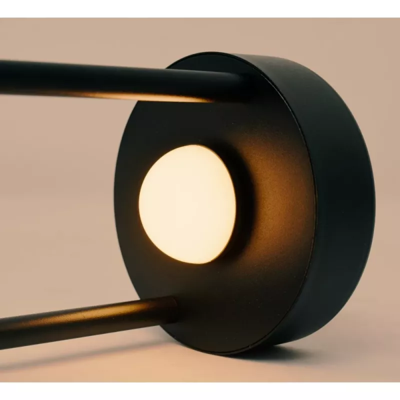 Techly I-LAMP-TABLE1 stolná lampa nevymeniteľný zdroj svetla 3 W LED čierna