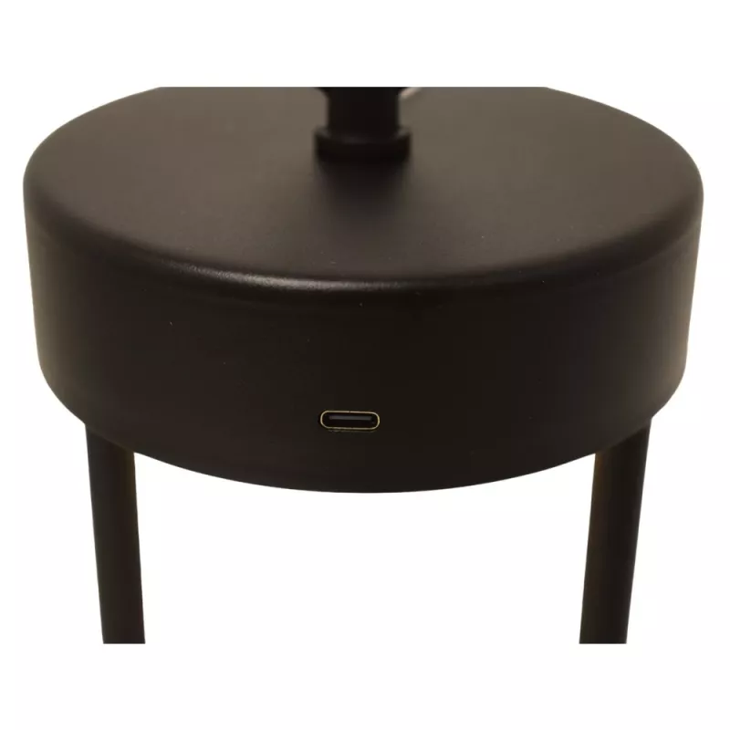 Techly I-LAMP-TABLE1 stolná lampa nevymeniteľný zdroj svetla 3 W LED čierna