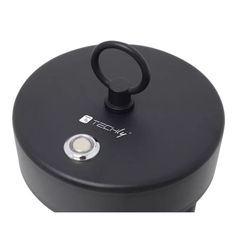 Techly I-LAMP-TABLE1 stolná lampa nevymeniteľný zdroj svetla 3 W LED čierna