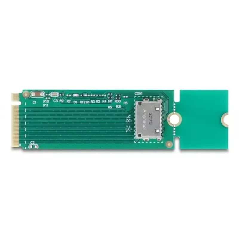 DeLOCK rozširujúce karty/adaptér interný SFF-8612 DeLOCK 64348 M.2 SFF-8612 samec zelená