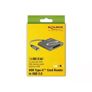 DeLOCK 91746 čítačka kariet USB 3.2 Gen 1 Type-C antracitová