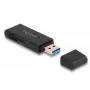 Čítačka kariet DeLOCK 91002 USB čierna MicroSD SD SDHC SDXC 5000 Mbit/s