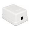 Nástenná zásuvka DeLOCK 86248 biela 52mm x 25,5mm x 39mm