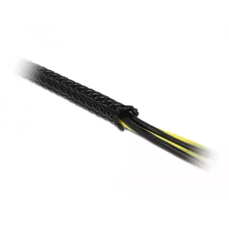 Opletená hadica DeLOCK 18904 10 m x 25 mm čierna