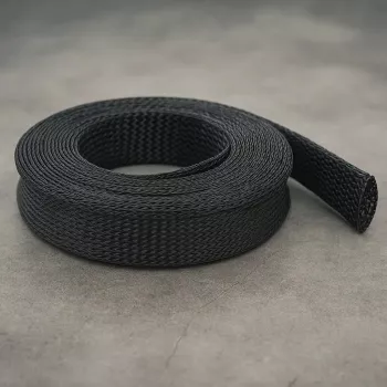 Opletená hadica DeLOCK 18904 10 m x 25 mm čierna