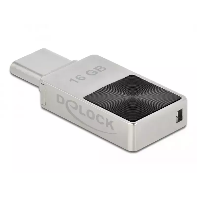 USB flash disk DeLOCK 16 GB USB-C 5 Gbps kovové puzdro