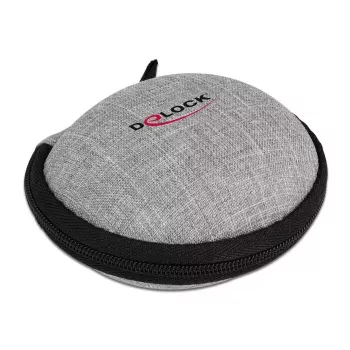Puzdro DeLOCK ochranné puzdro na slúchadlá pre in-ear slúchadlá