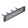 Slepý kryt DeLOCK 67036 čierny kov 88 mm šírka 11 mm výška