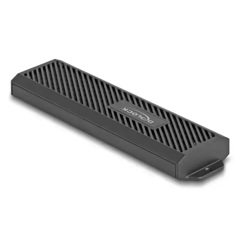 Puzdro na SSD DeLOCK 42031 čierne M.2 PCIe SATA 20 Gbit/s
