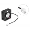 DeLOCK 67289 Axiálny ventilátor 5 V DC, 60 x 60 x 25 mm, čierny