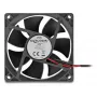 DELOCK ventilátor do počítačovej skrine 8 cm (80 x 80 x 25 mm), guľôčkové ložisko, 5 V DC, čierny