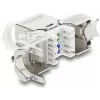Keystone modul DELOCK RJ45 konektor samica na LSA Cat.8.1 tienený s poistnou sponou a krytkou proti prachu