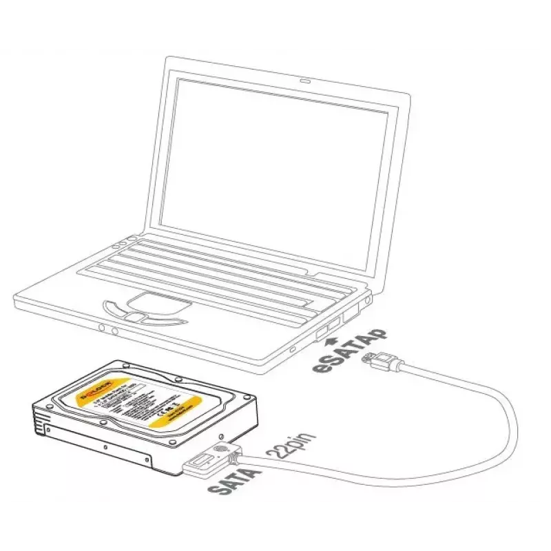 Delock 3,5 inch rám na výmenu pre 1 x 2,5 inch SATA HDD / SSD (47224)