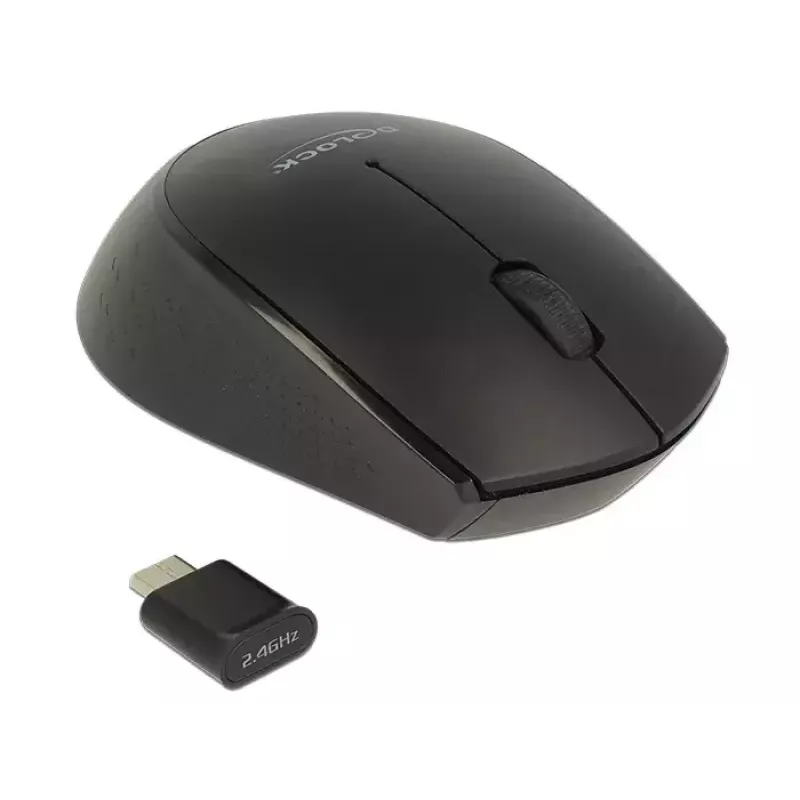 Myš DeLOCK 12526 RF bezdrôtová optická 1000 DPI
